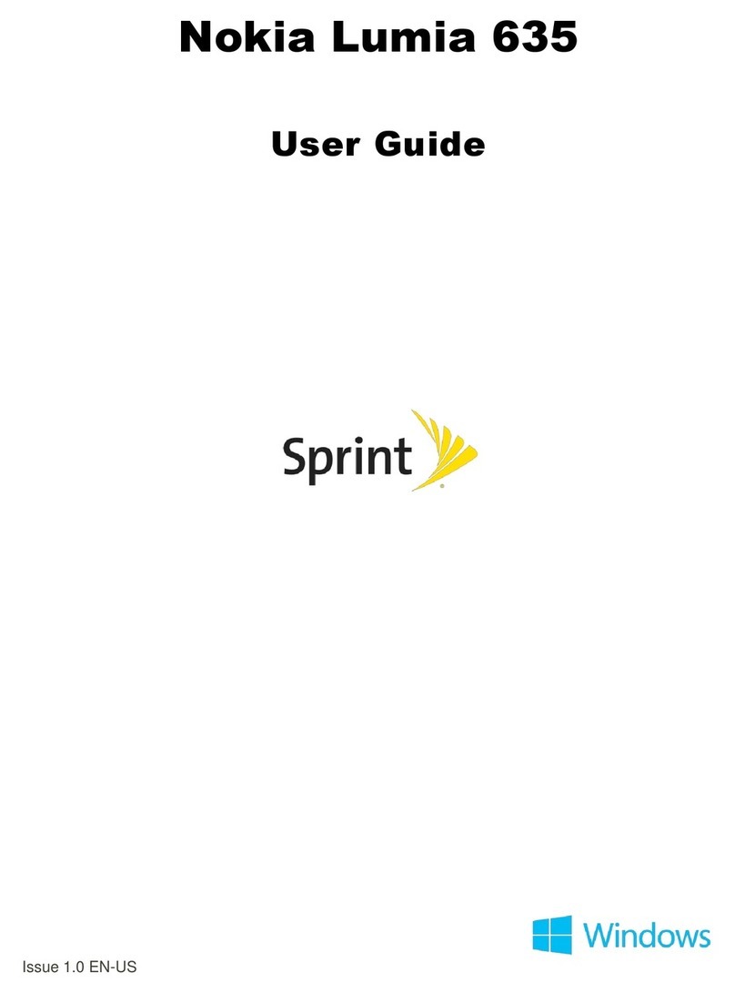 Nokia Sprint Lumia 635 User manual Nokia Sprint Lumia 635 User manual