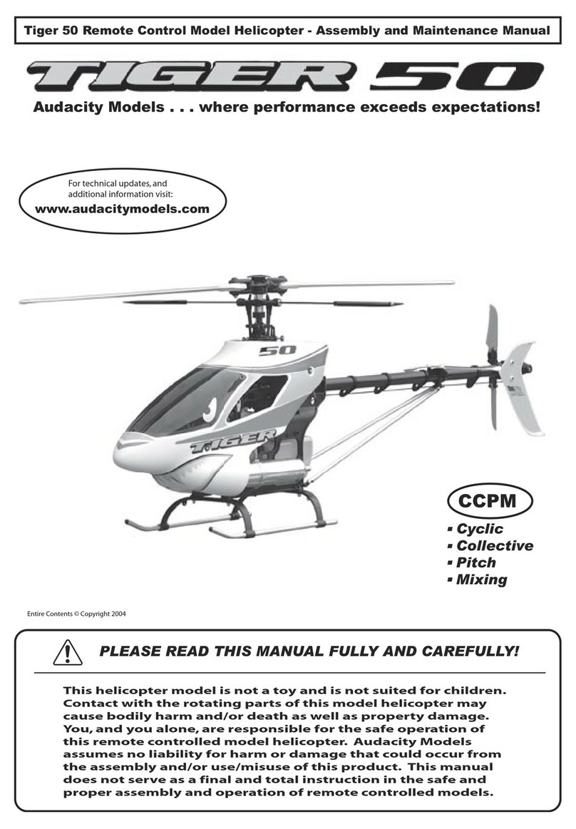 Audacity Models Tiger 50 manual