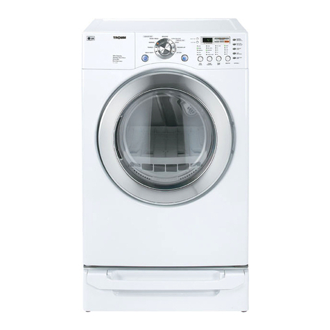 LG ELECTRIC AND GAS DRYER DLE 5977W User manual