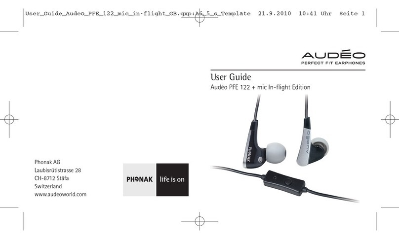 Audeo PFE 122 user guide
