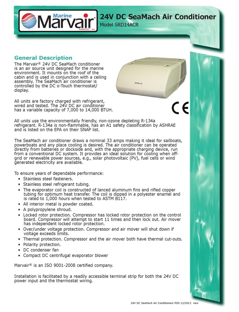 Marvair SRD14ACR User manual