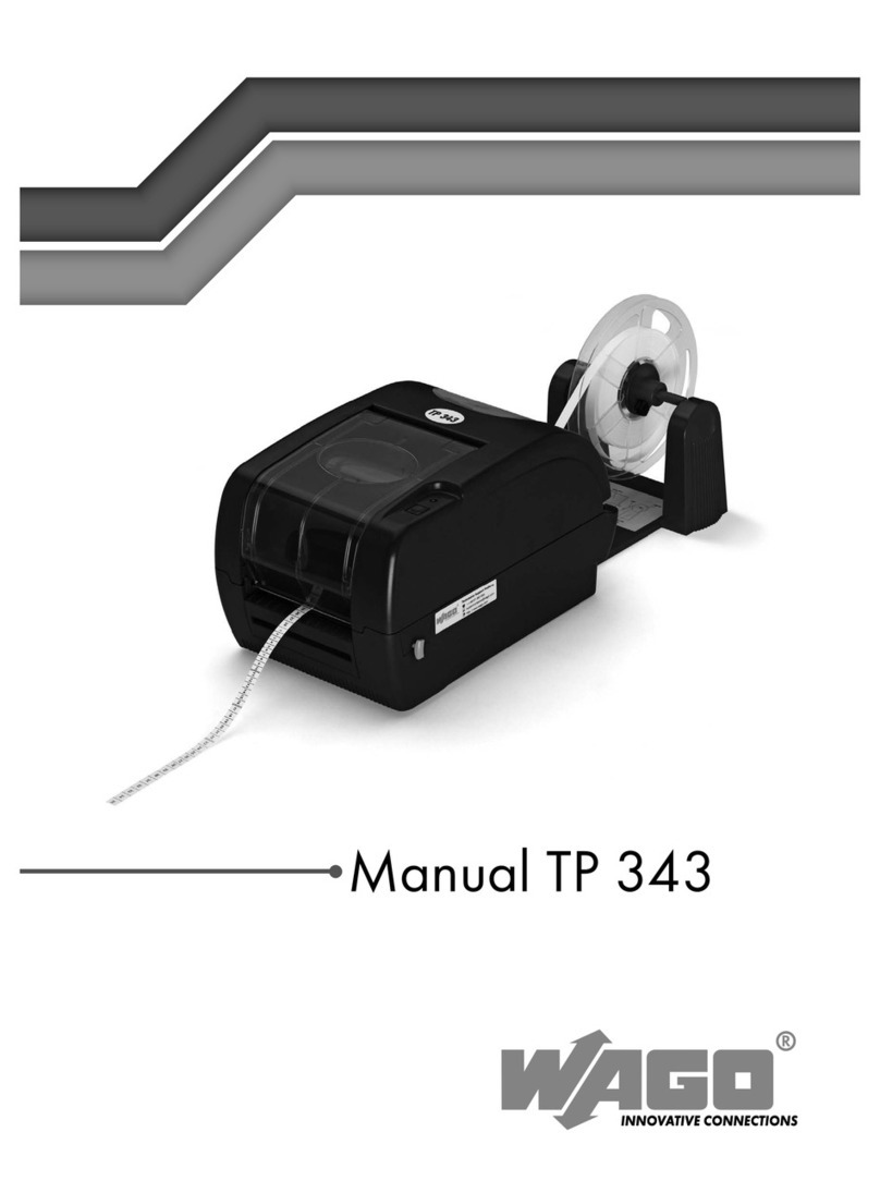 WAGO TP343 User manual