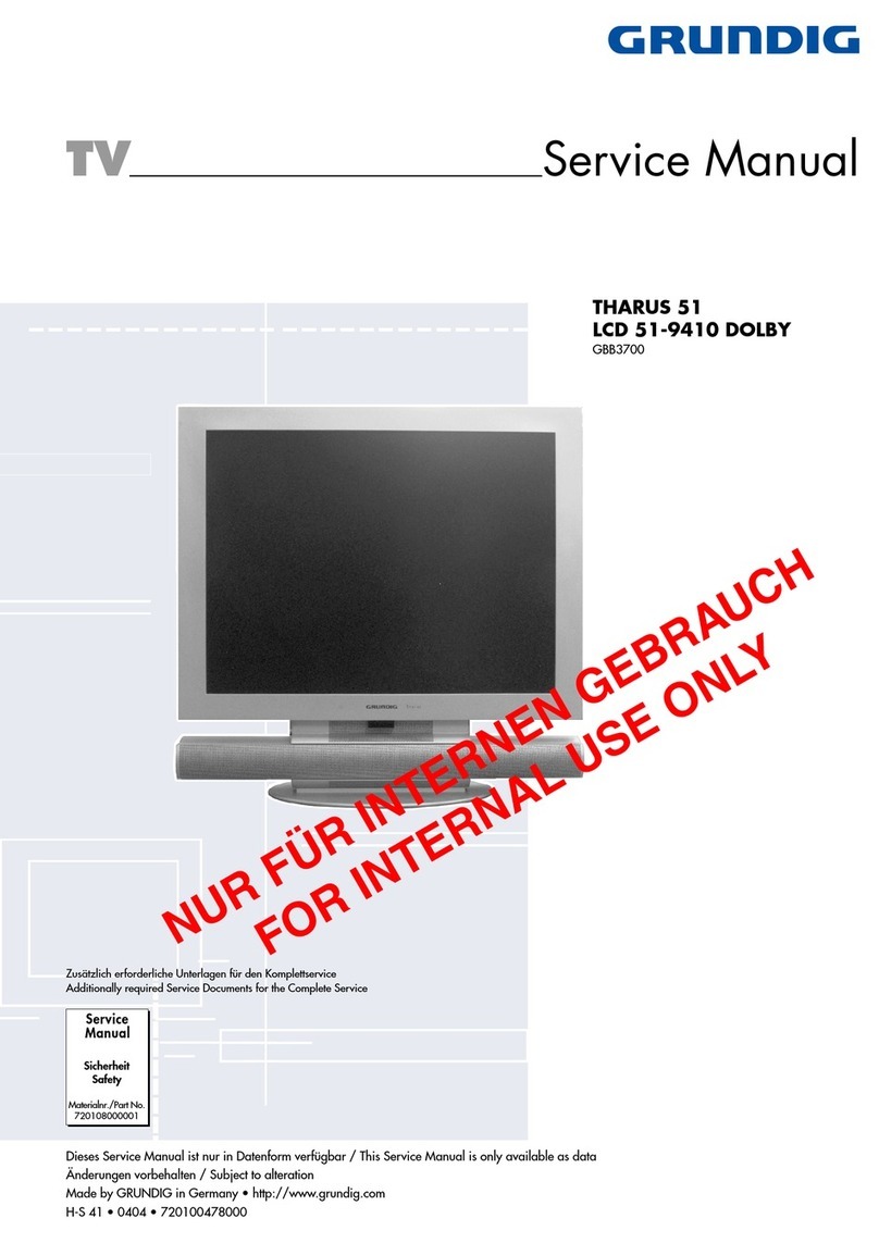 Grundig THARUS 51 LCD 51-9410 DOLBY User manual