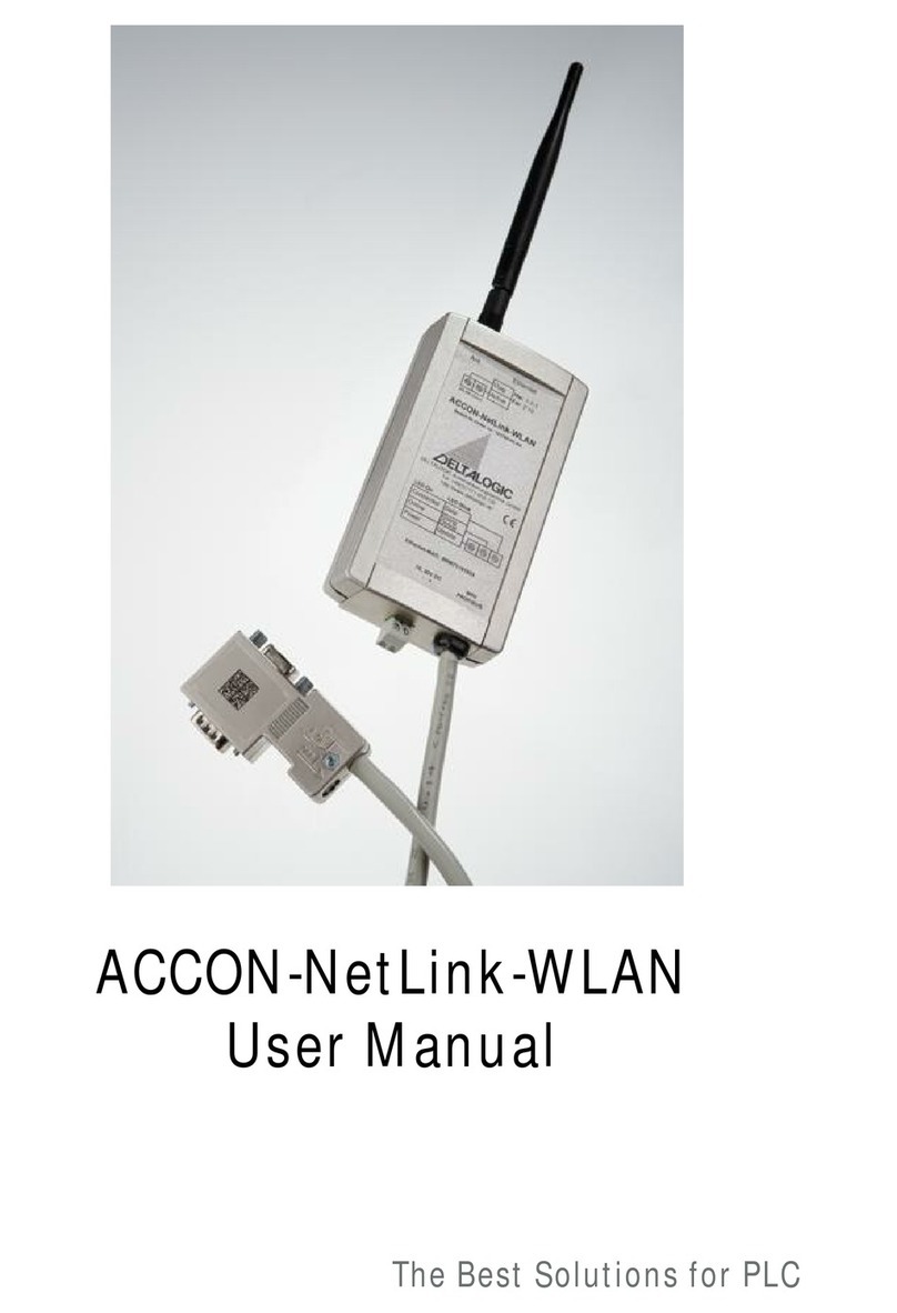 DELTALOGIC ACCON-NetLink-WLAN user manual