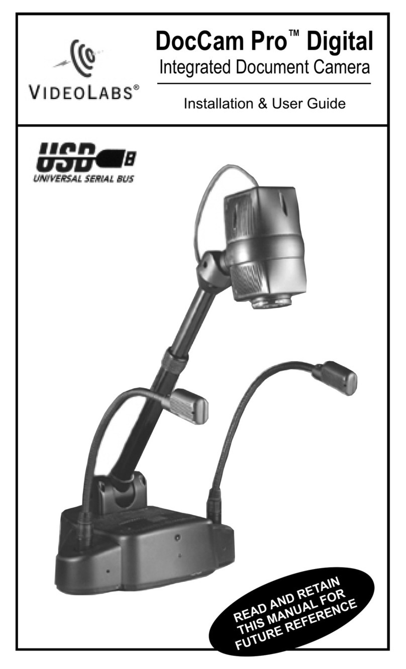 VideoLabs DocCam Pro Operation manual