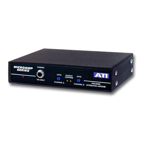 ATI Audio DA2008-1 User manual