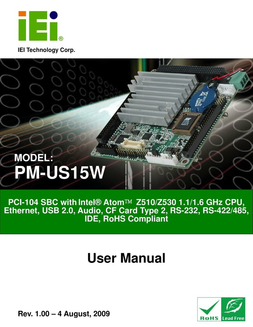 IEI Technology PM-US15W User manual