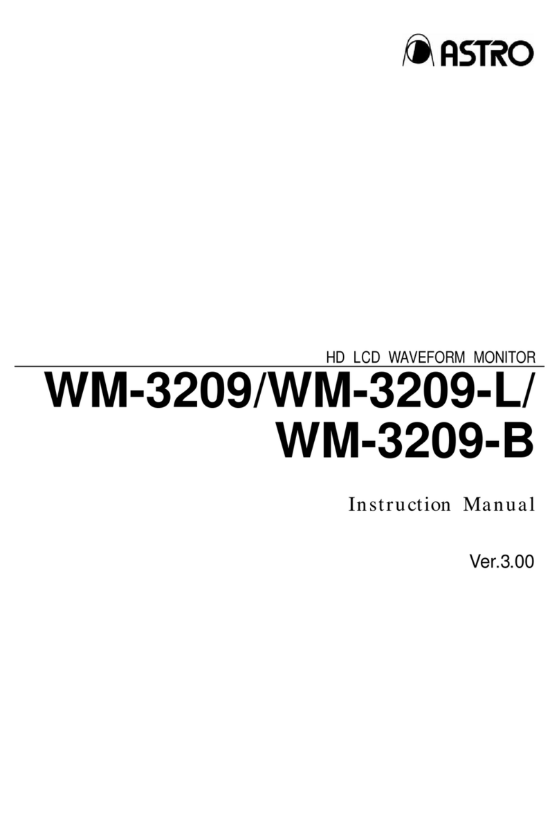 ASTRO WM-3209 instruction manual