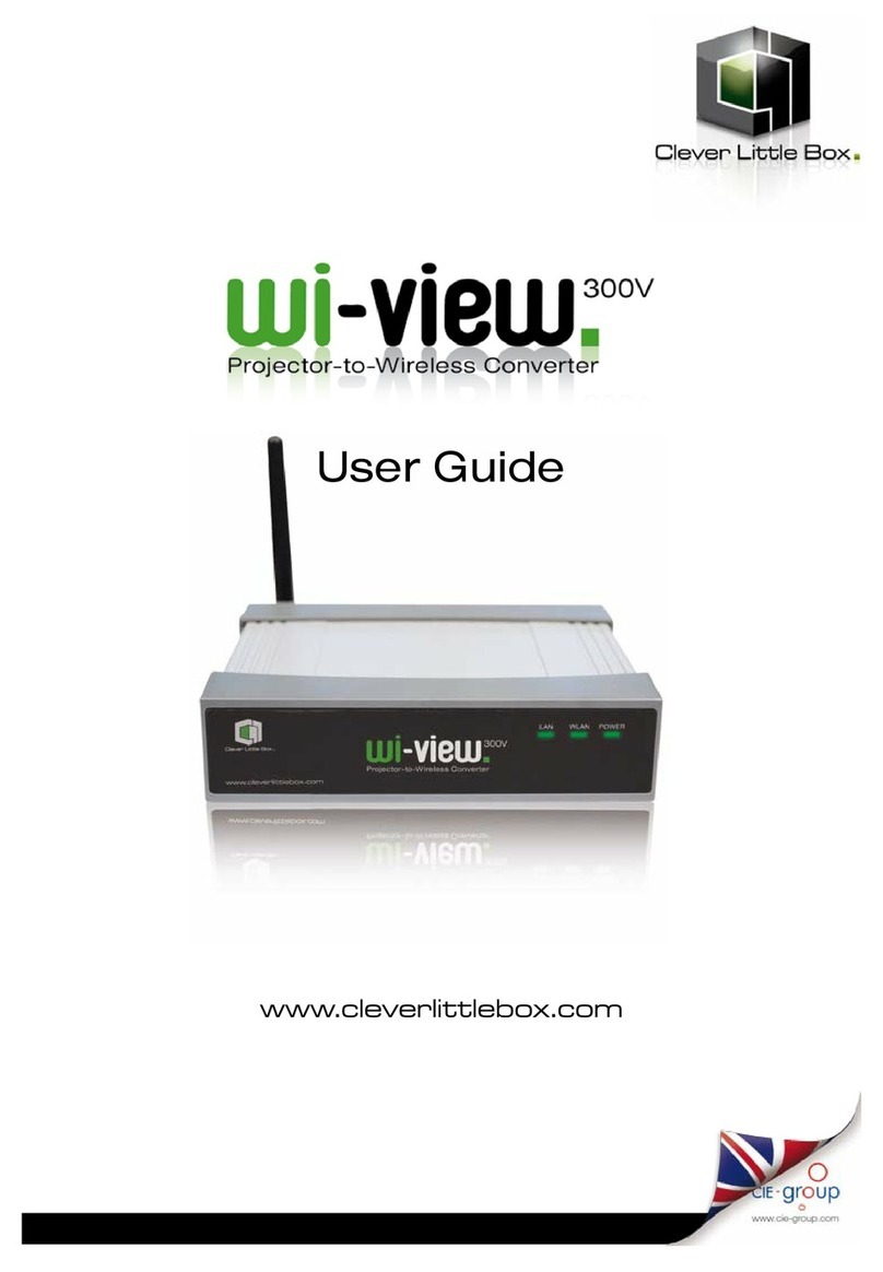 Clever Little Box Wi-View 300V user guide Clever Little Box Wi-View 300V user guide