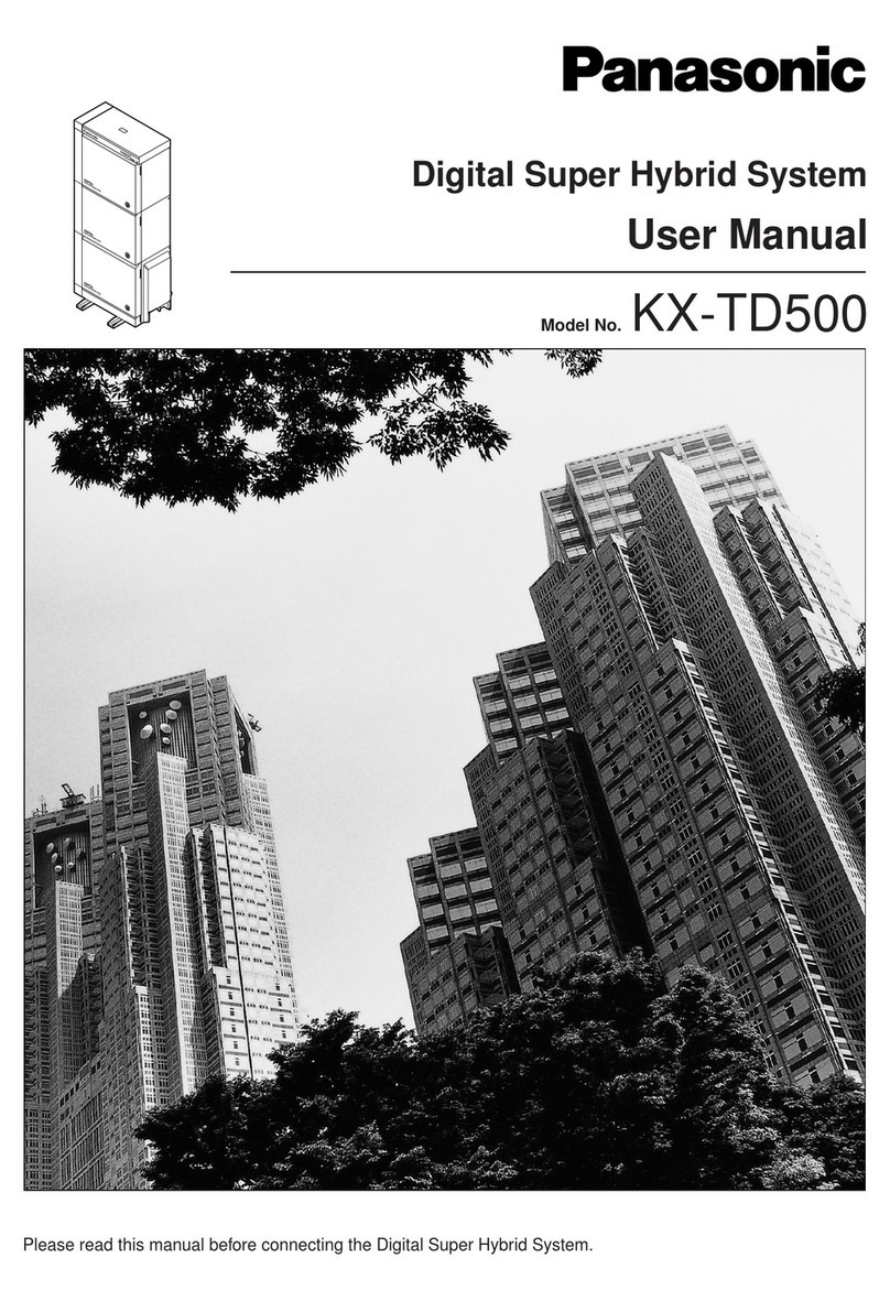 Panasonic KX-TD500 user manual