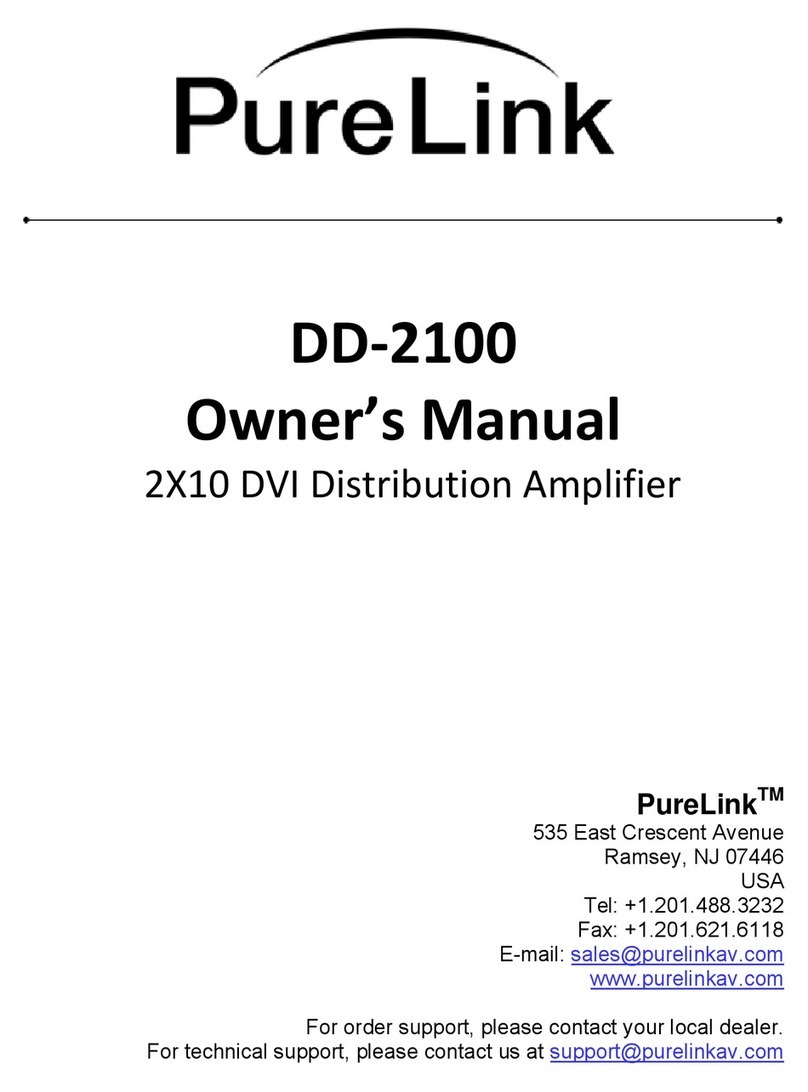 PureLink DD-2100 owner's manual