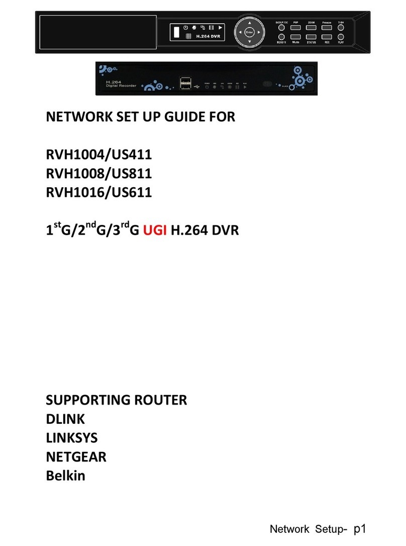 Rayvision RVH1004 Network Setup Guide