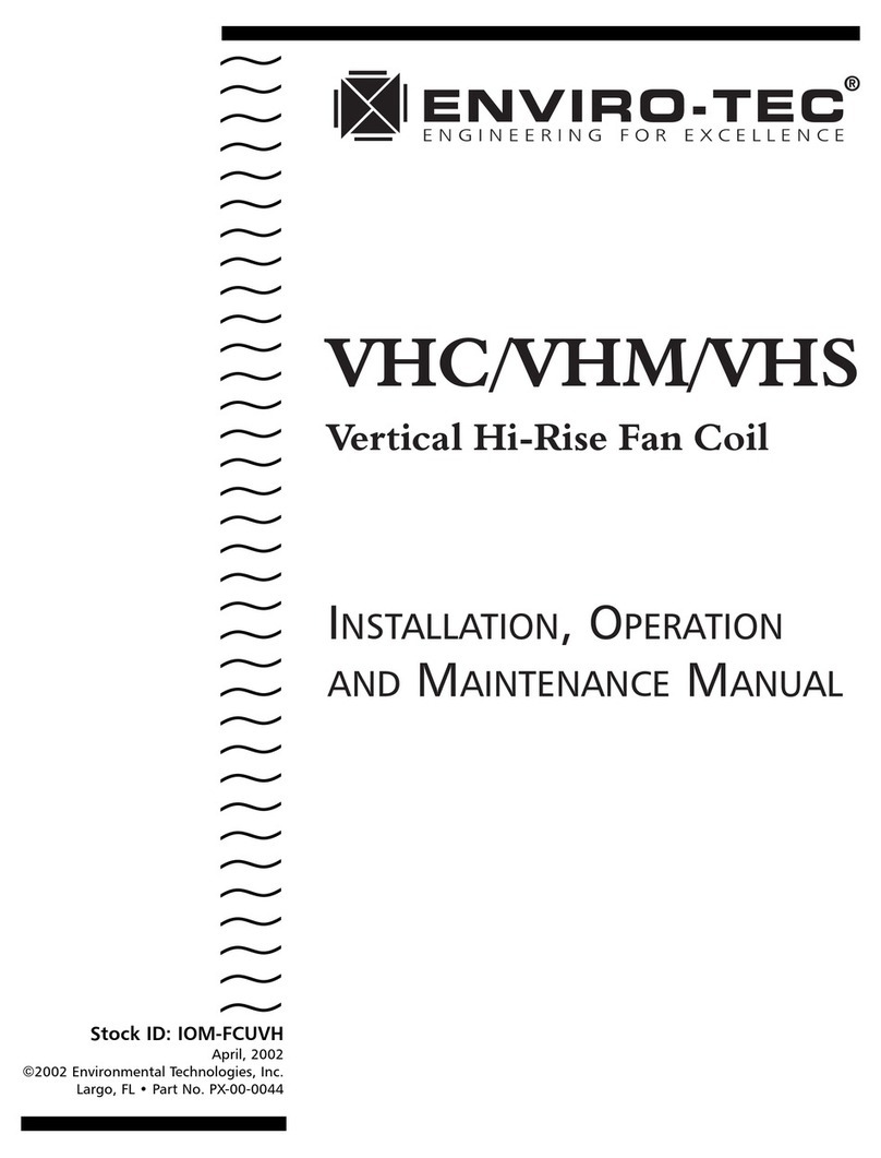 Enviro VHC Installation, operation and maintenance manual