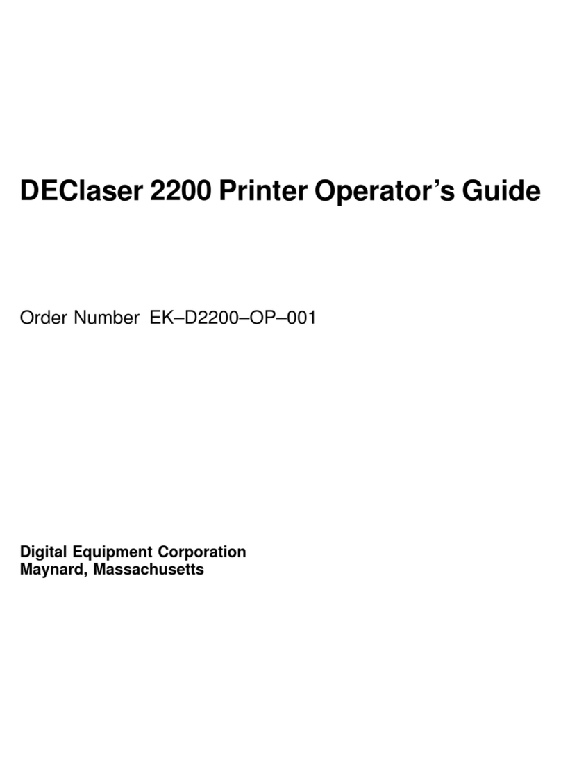 Digital Equipment DEClaser 2200 Manual