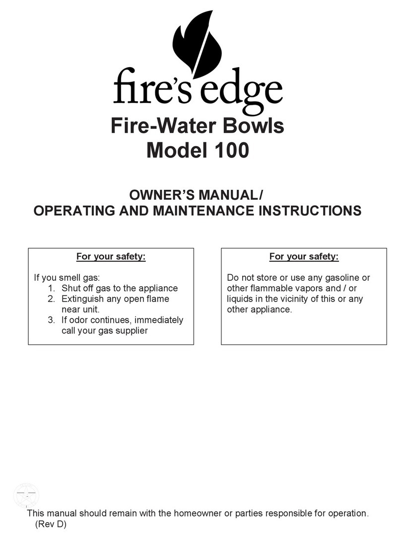 fire's edge 100 owner's manual