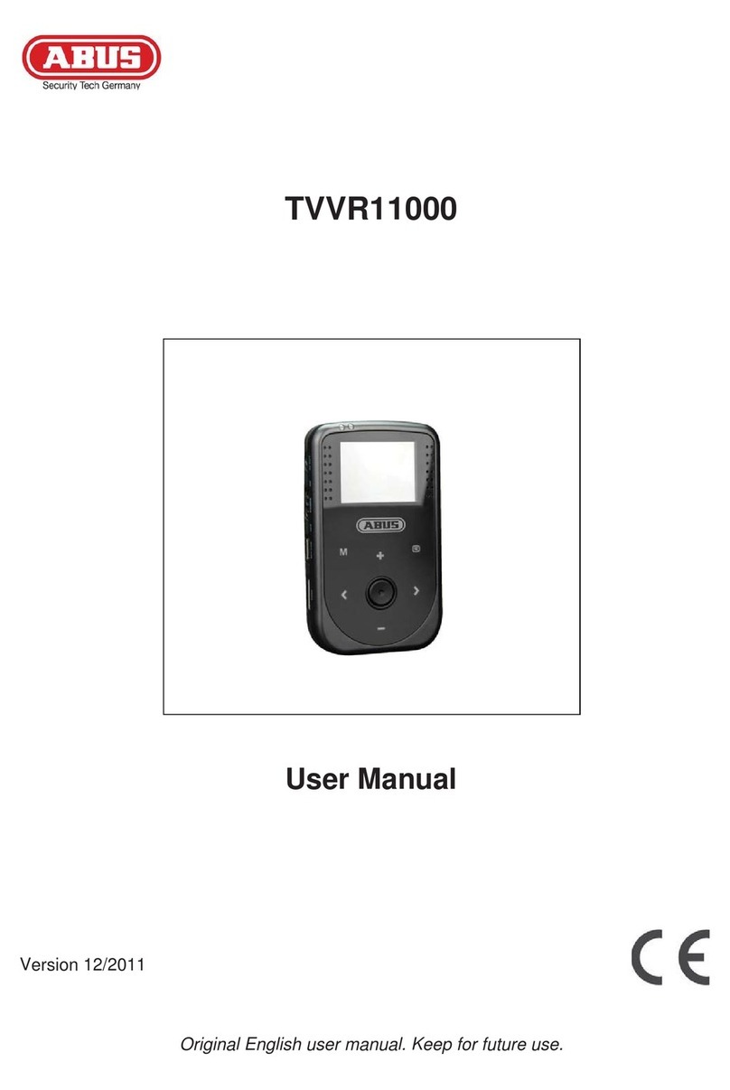 Abus TVVR11000 user manual