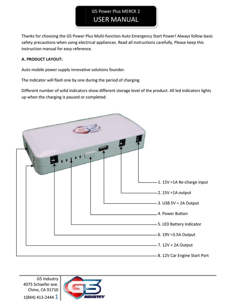 G5 Power Plus MERCK 2 user manual