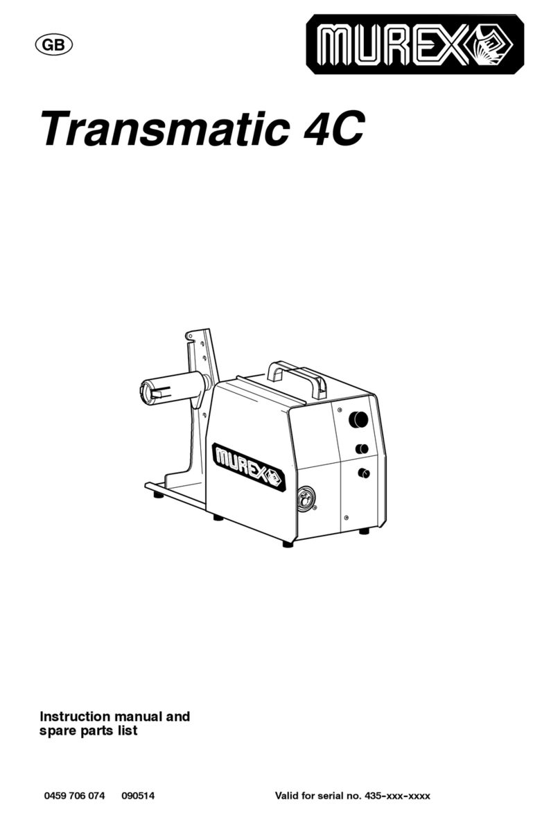 Murex Transmatic 4C Instruction manual and spare parts list