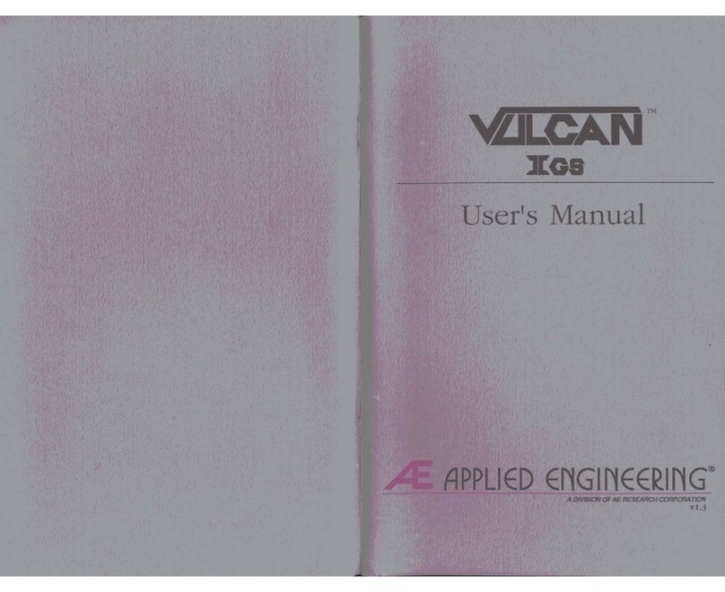Applied Engineering Vulcan IIGS User manual