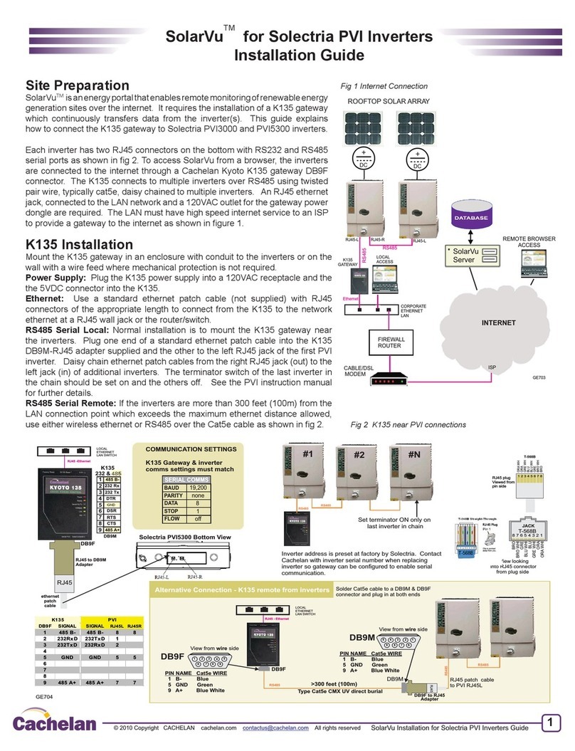 Solectria Corporation Solectria PVI installation guide