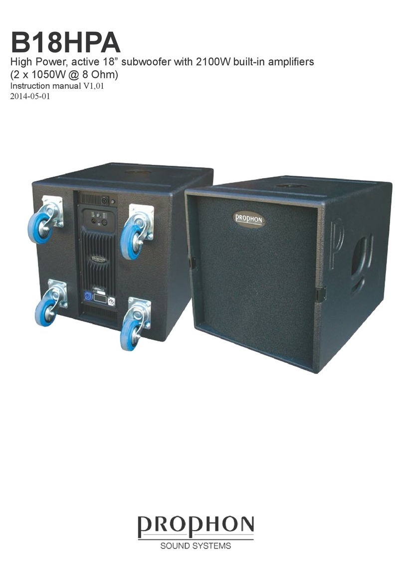 PROPHON B18HPA instruction manual