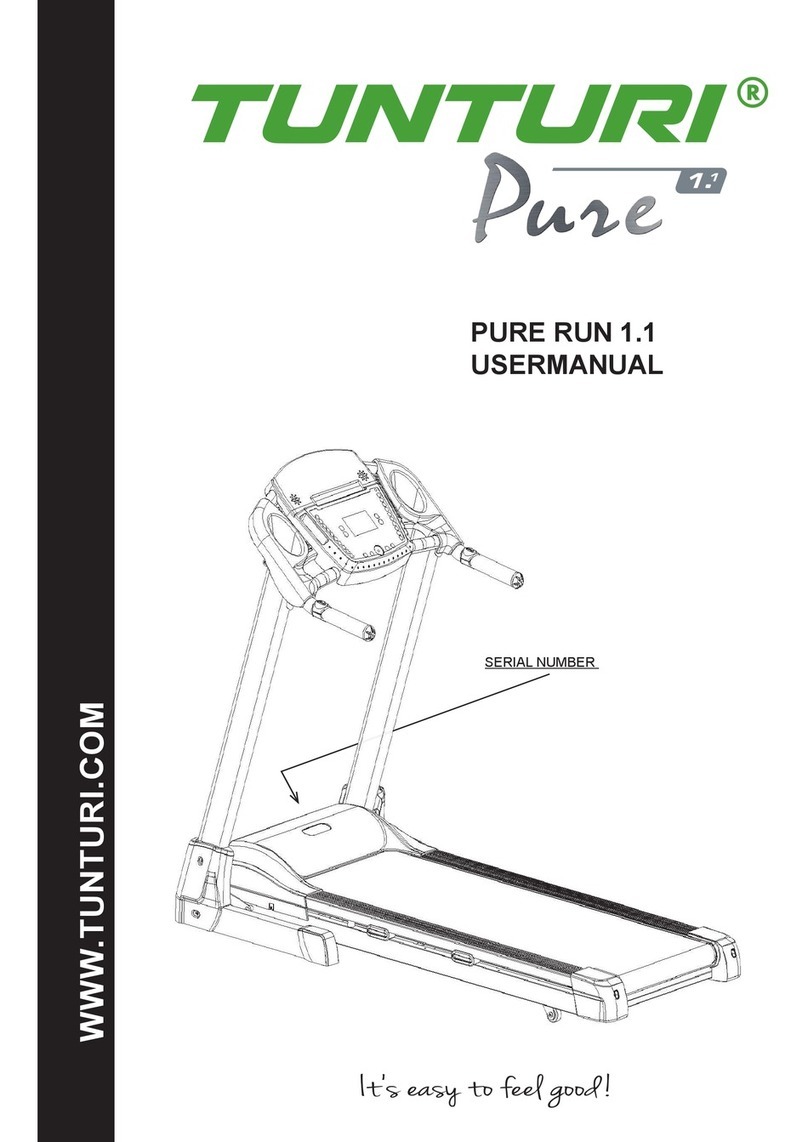 Tunturi PURE RUN 1.1 User manual Tunturi PURE RUN 1.1 User manual