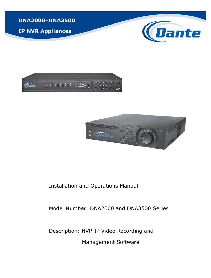 Dante DNA2000 Series Installation and operation manual