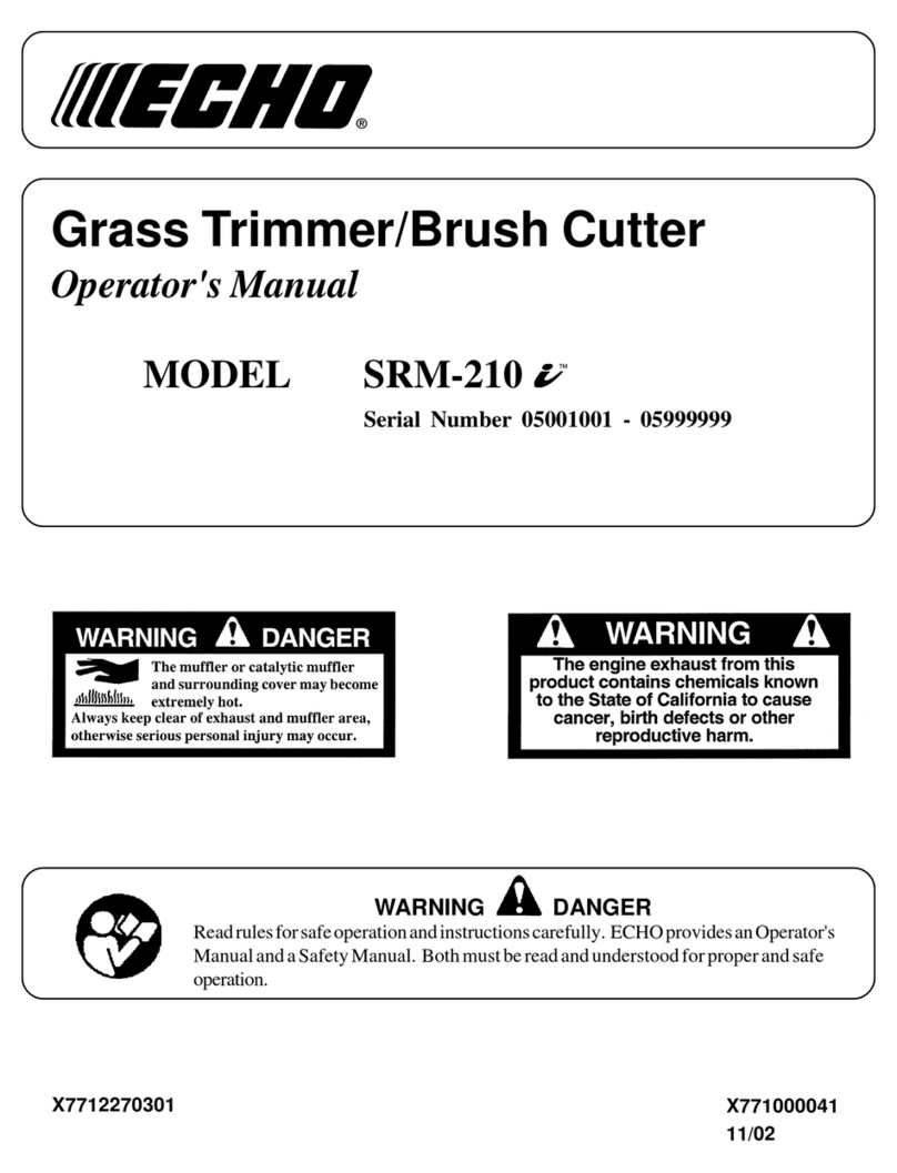 Echo SRM-210 User manual