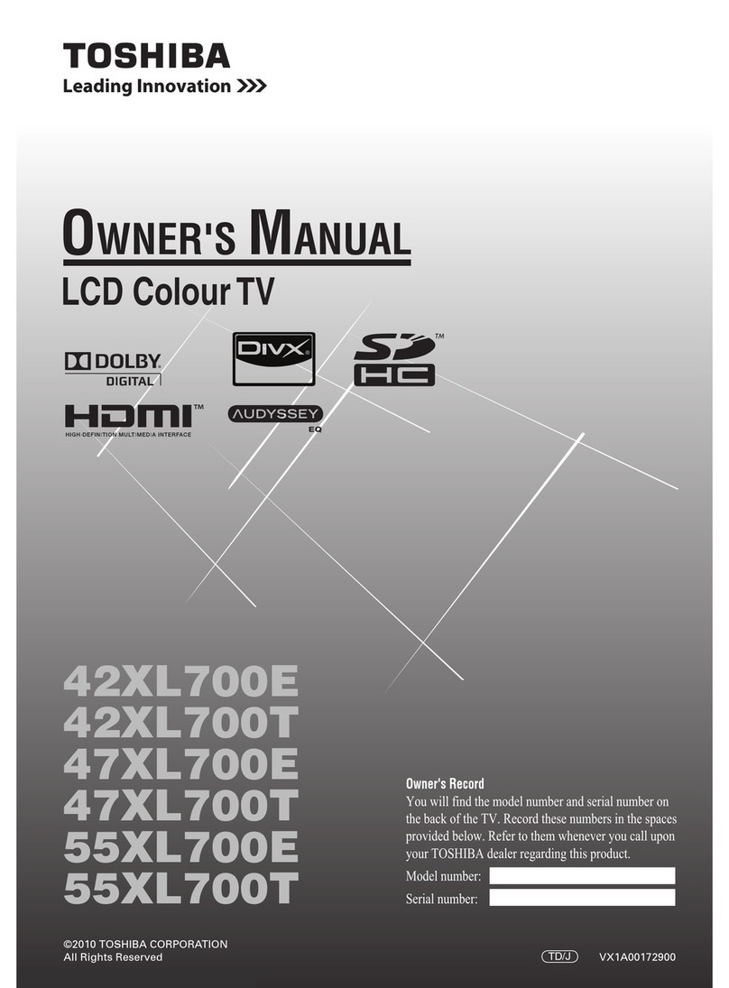 Toshiba 42XL700E User manual