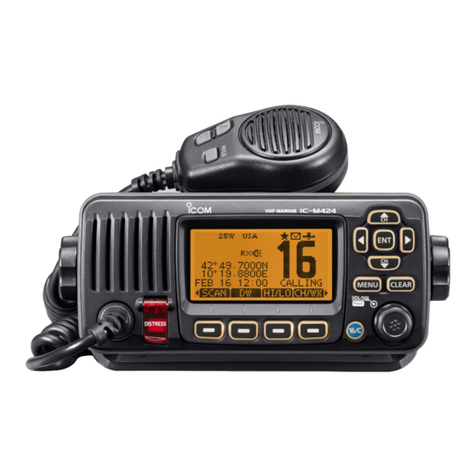 Icom IC-M423 instruction manual