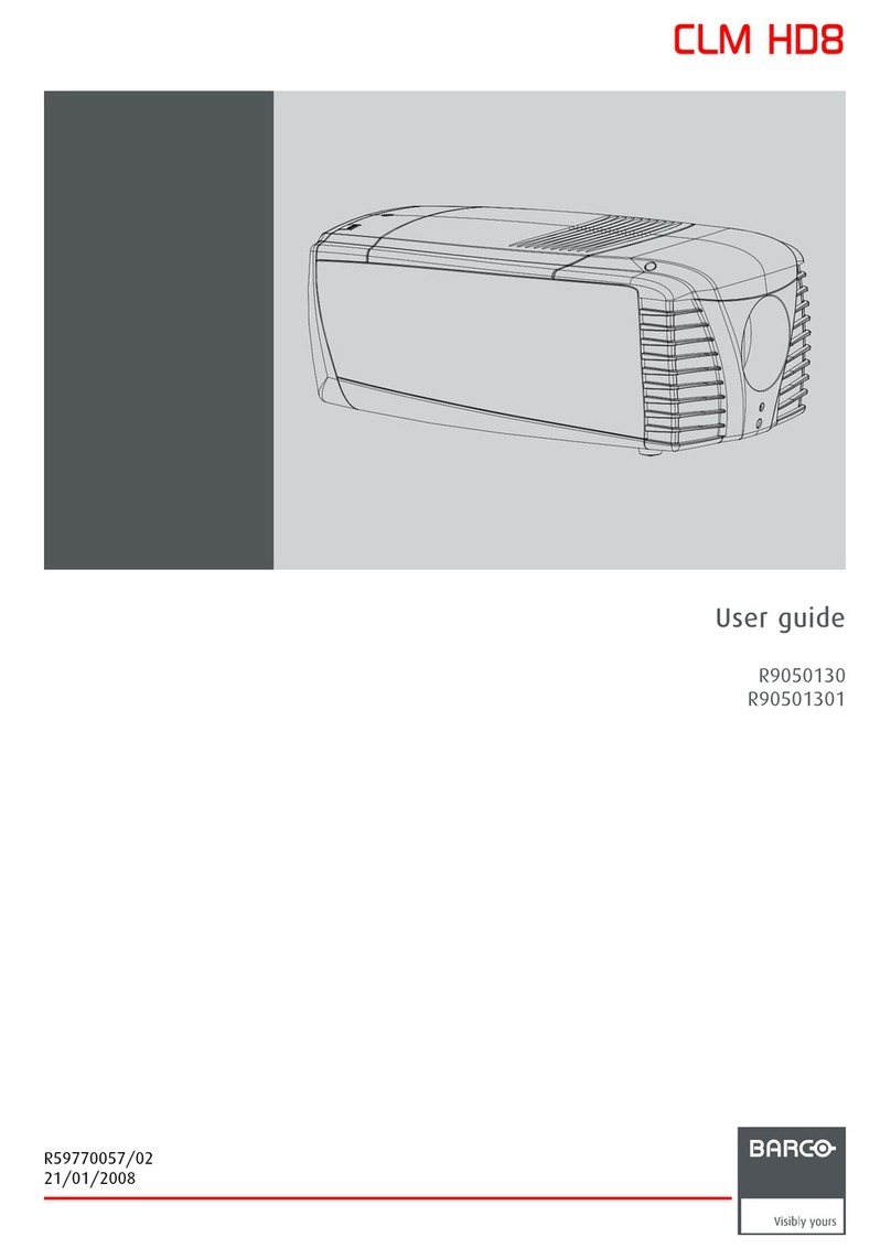 Barco CLM HD8 user guide