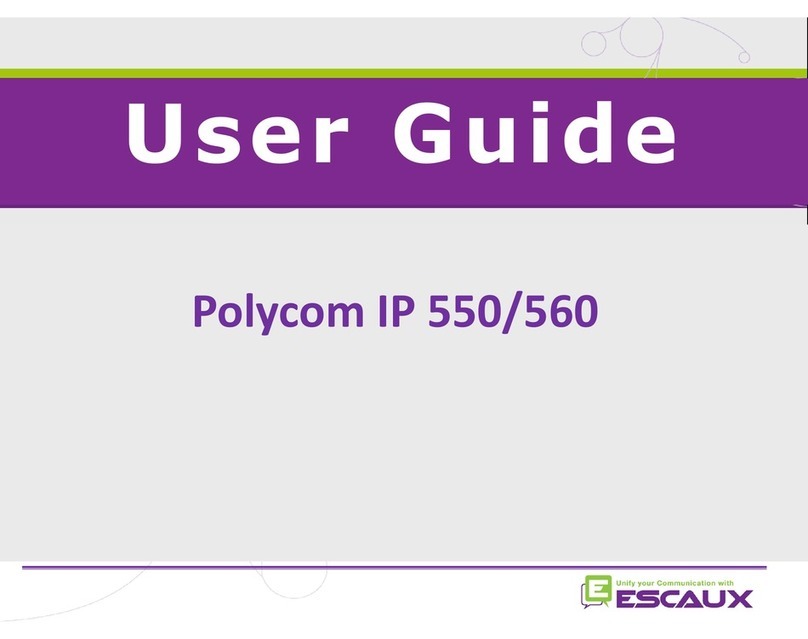 Polycom SoundPoint IP 560 User manual