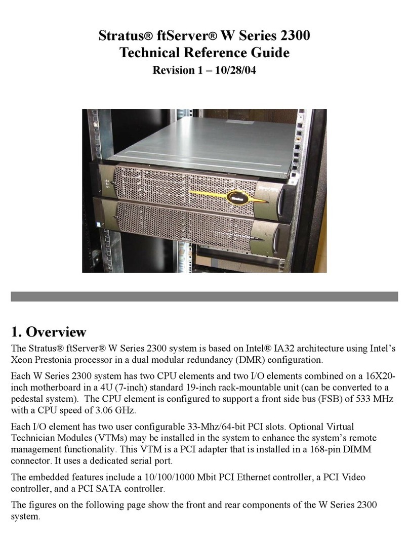 Stratus ftServer W 2300Series Use and care manual