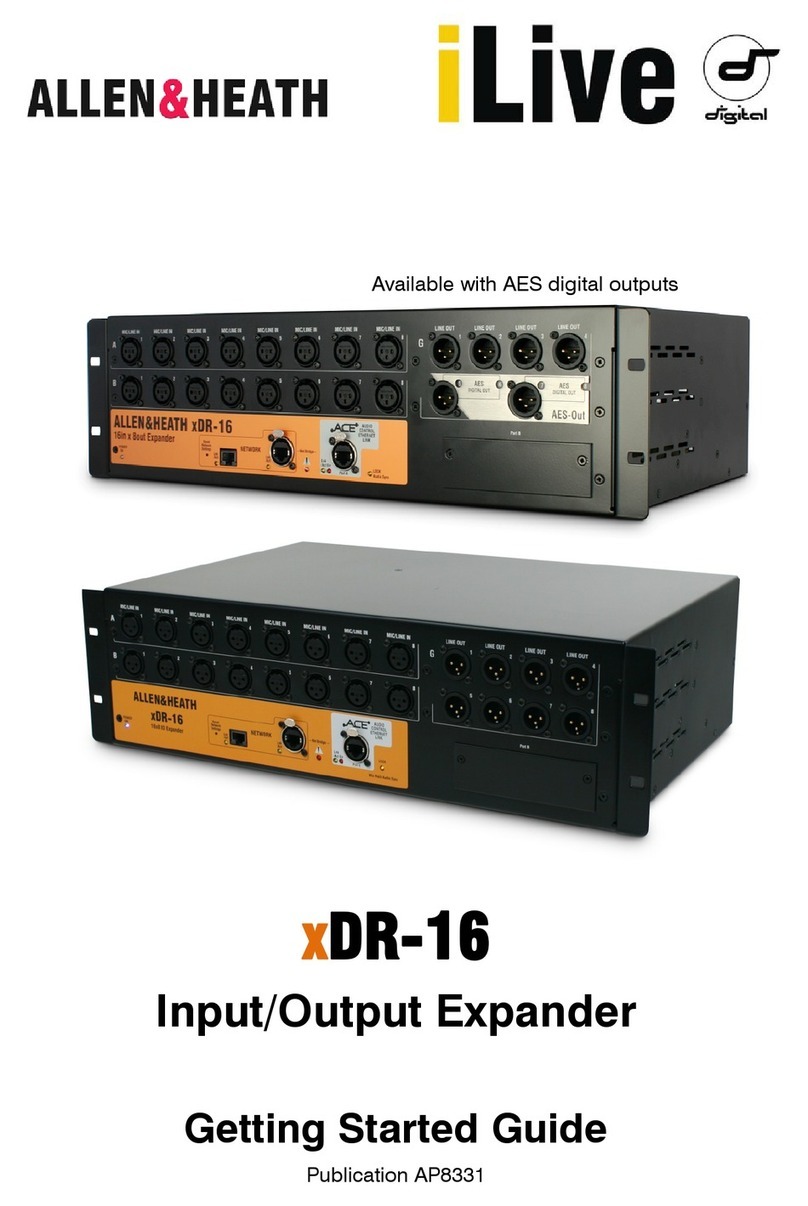 ALLEN & HEATH xDR-16 Getting started guide