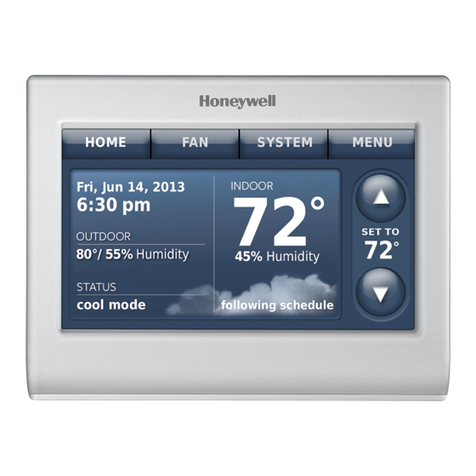 Honeywell RTH9580 Wi-Fi user guide