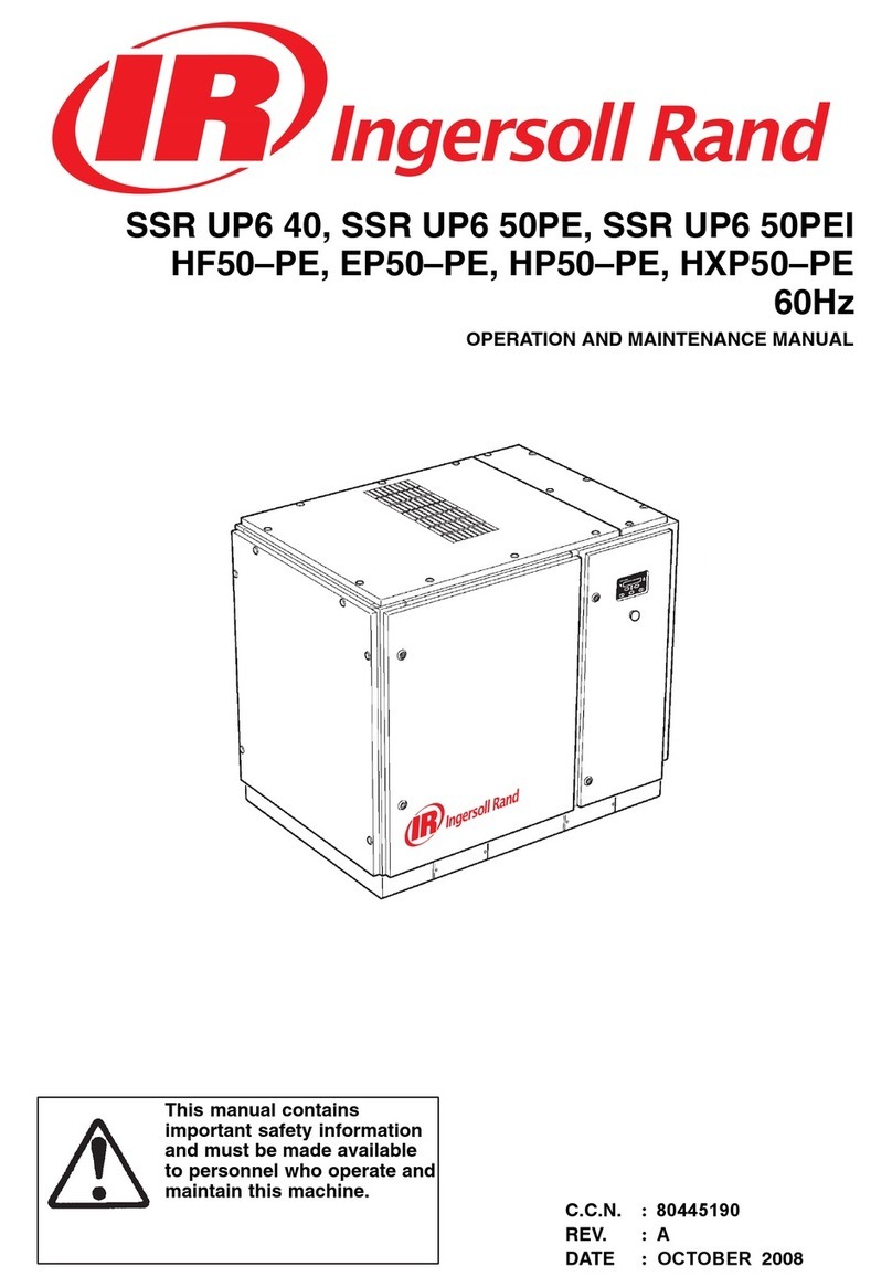 Ingersoll-Rand SSR UP6 40 User manual