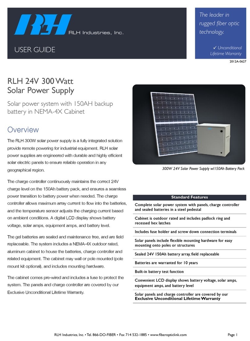RLH Industries RLH 24V 300 Watt user guide