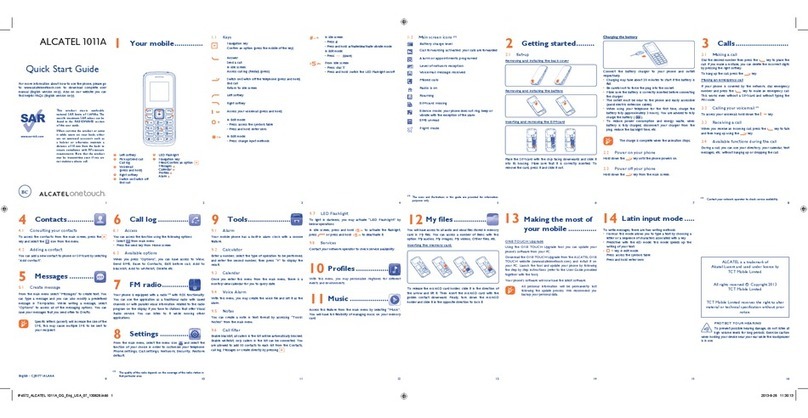 Alcatel 1011A User manual