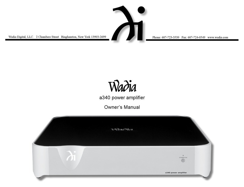 Wadia a340 owner's manual
