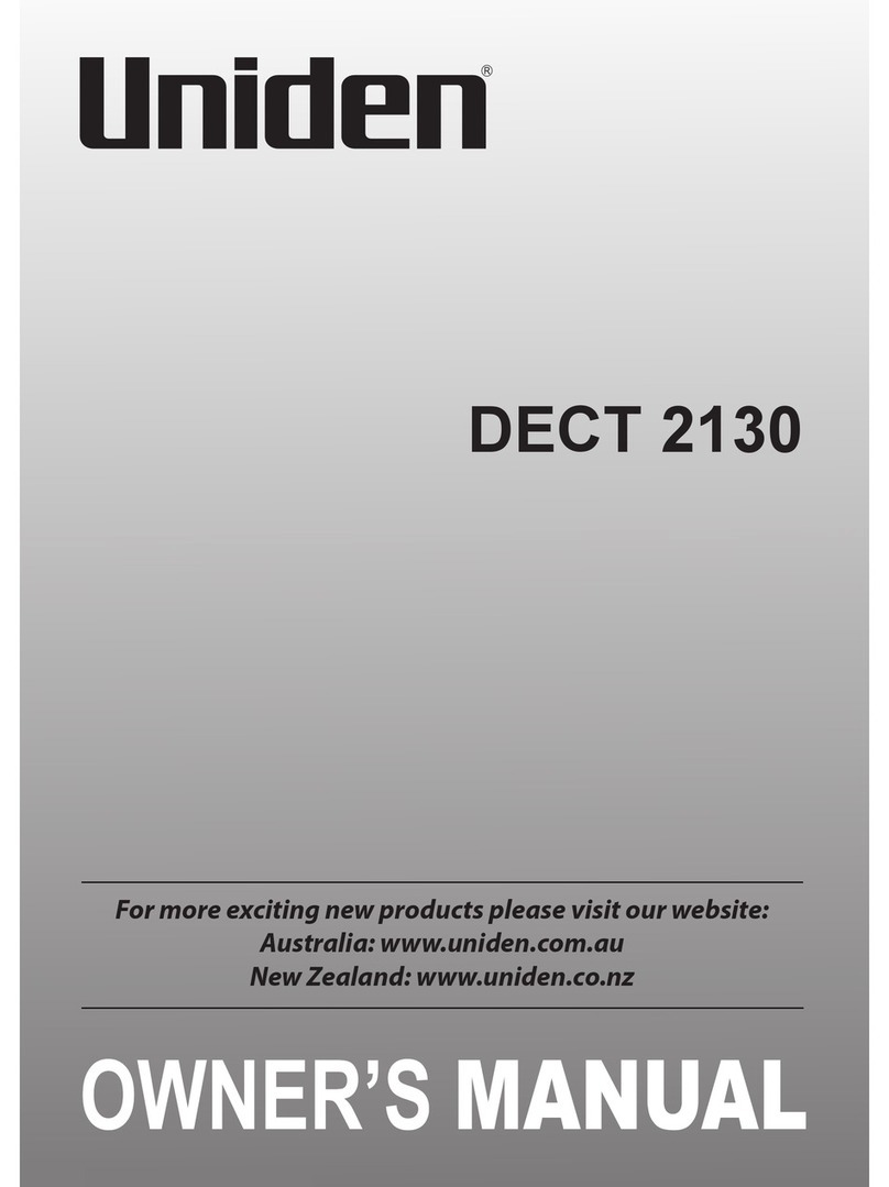 Uniden DECT 2130 User manual