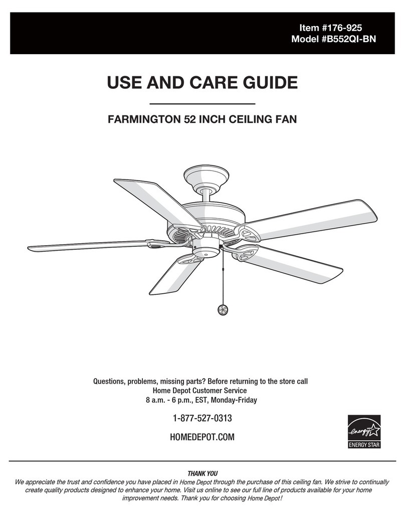HOMEDEPOT B552QI-BN Use and care guide