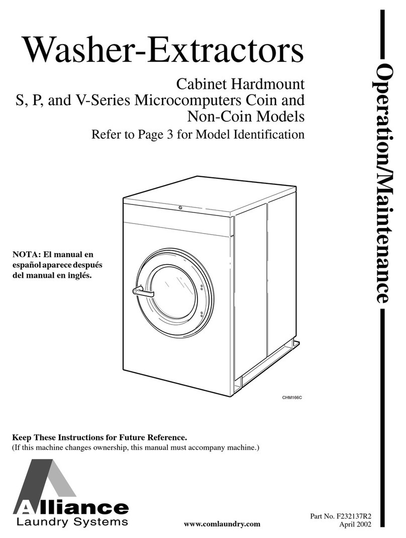 Alliance Laundry Systems HC18SN2 Manual