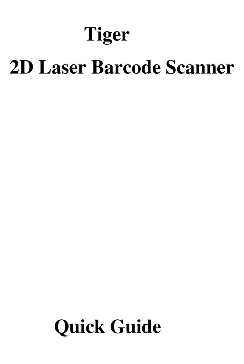 Tiger 2D Laser Barcode Scanner quick guide