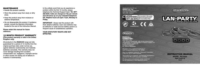 Gamester Lan-Party RC73220 instruction manual