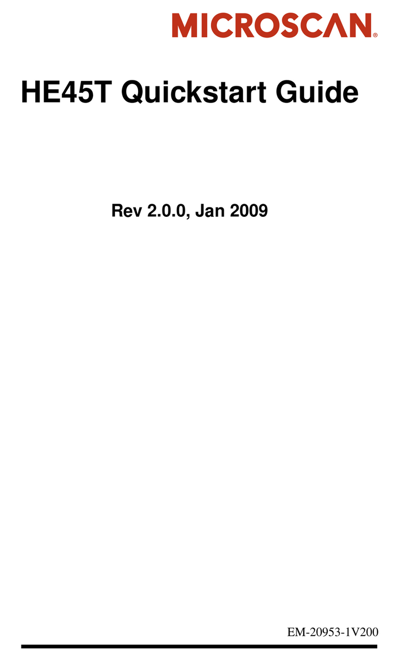 Microscan HE45T User manual