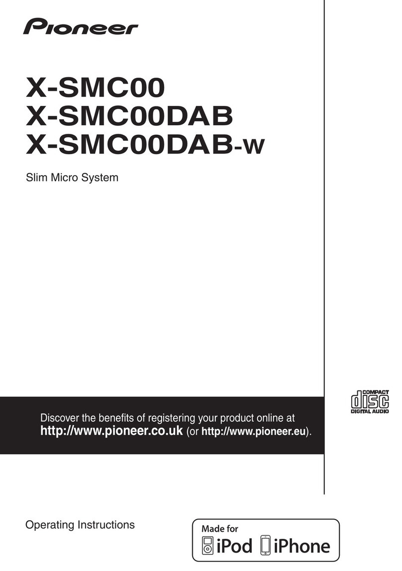 Pioneer X-SMC00 operating instructions