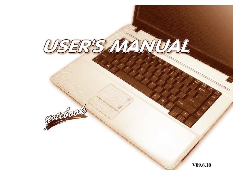 Clevo W765TUN User manual