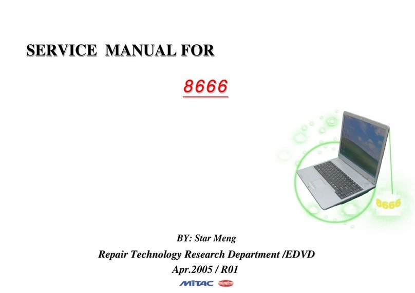 MiTAC 8666 User manual