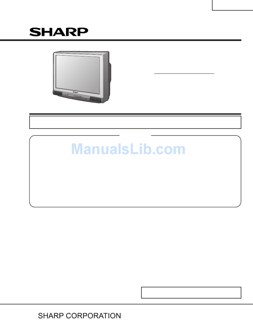 Sharp 32SF670 Service manual