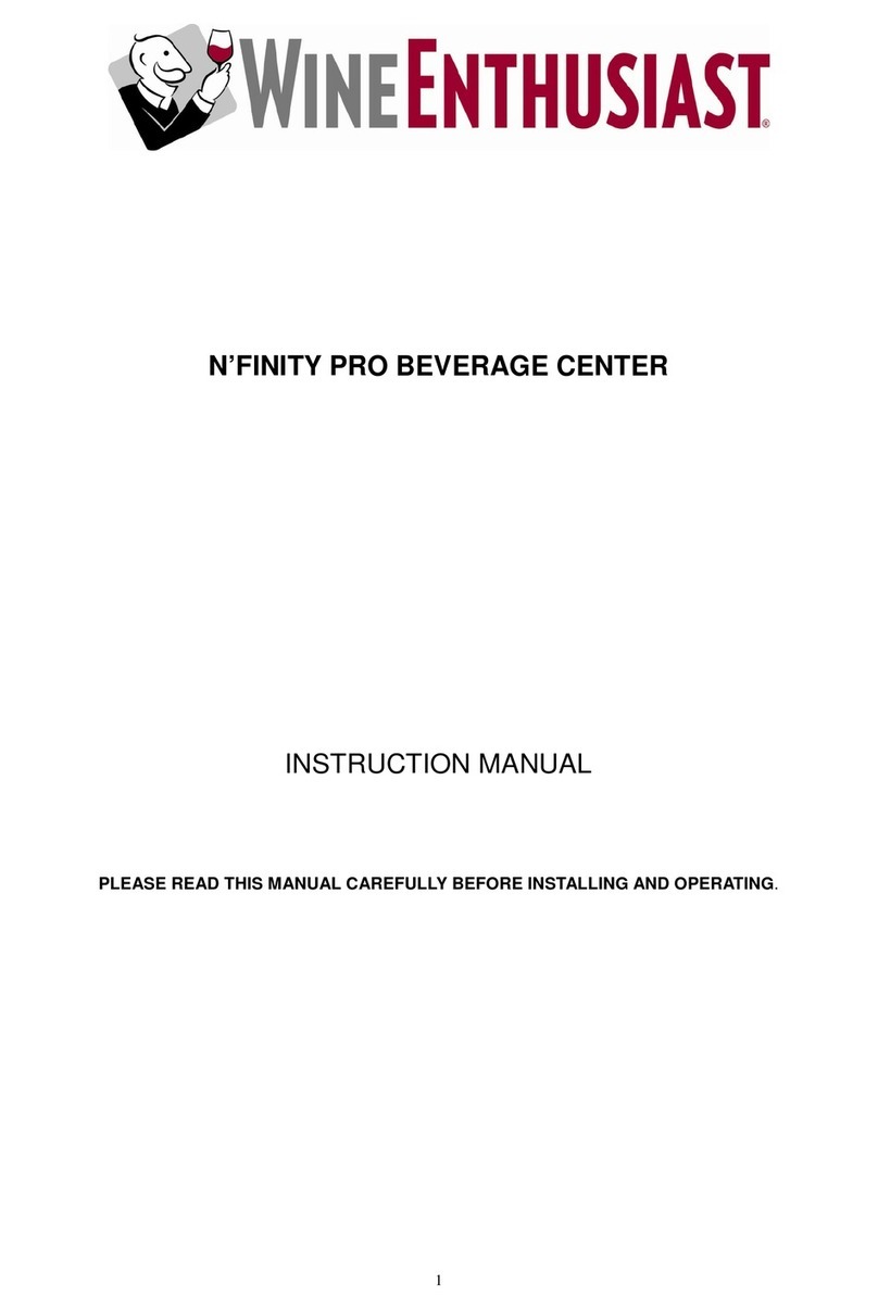 WineEnthusiast N'finity Pro User manual